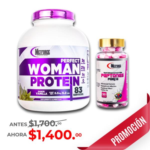 PROMOCION PORTEINA WOMAN + PEPTONAS METFORCE