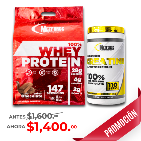 PROMOCION PROTEINA 100% WHEY MAS CREATINA