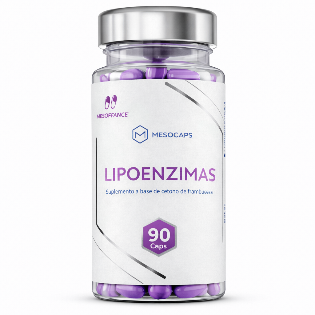 Lipoenzimas 90 Cápsulas | Fórmula con Enzimas Digestivas y Extractos Naturales | MesoCaps