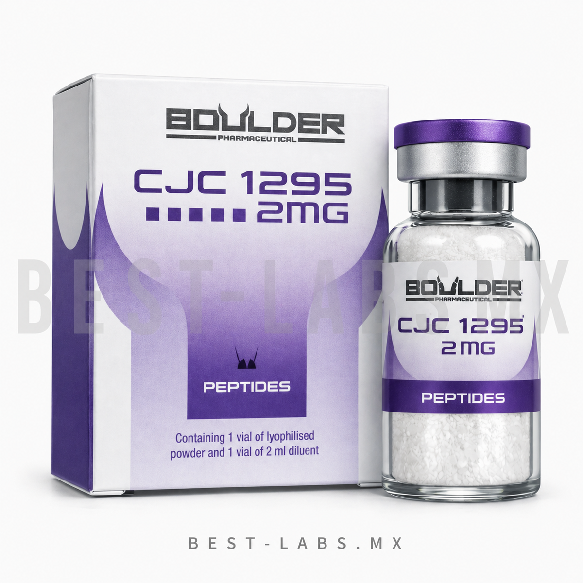 CJC-1295 2 mg – Growth Hormone Releasing Peptide (GHRH Analog) | GH Release & IGF-1 Support | Boulder Pharmaceutical