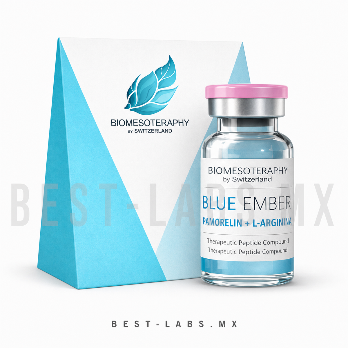 Blue Ember Ipamorelin + L-Arginina 5 mg – Ipamorelin (GHRP) Therapeutic Peptide Compound | Biomesoteraphy by Switzerland