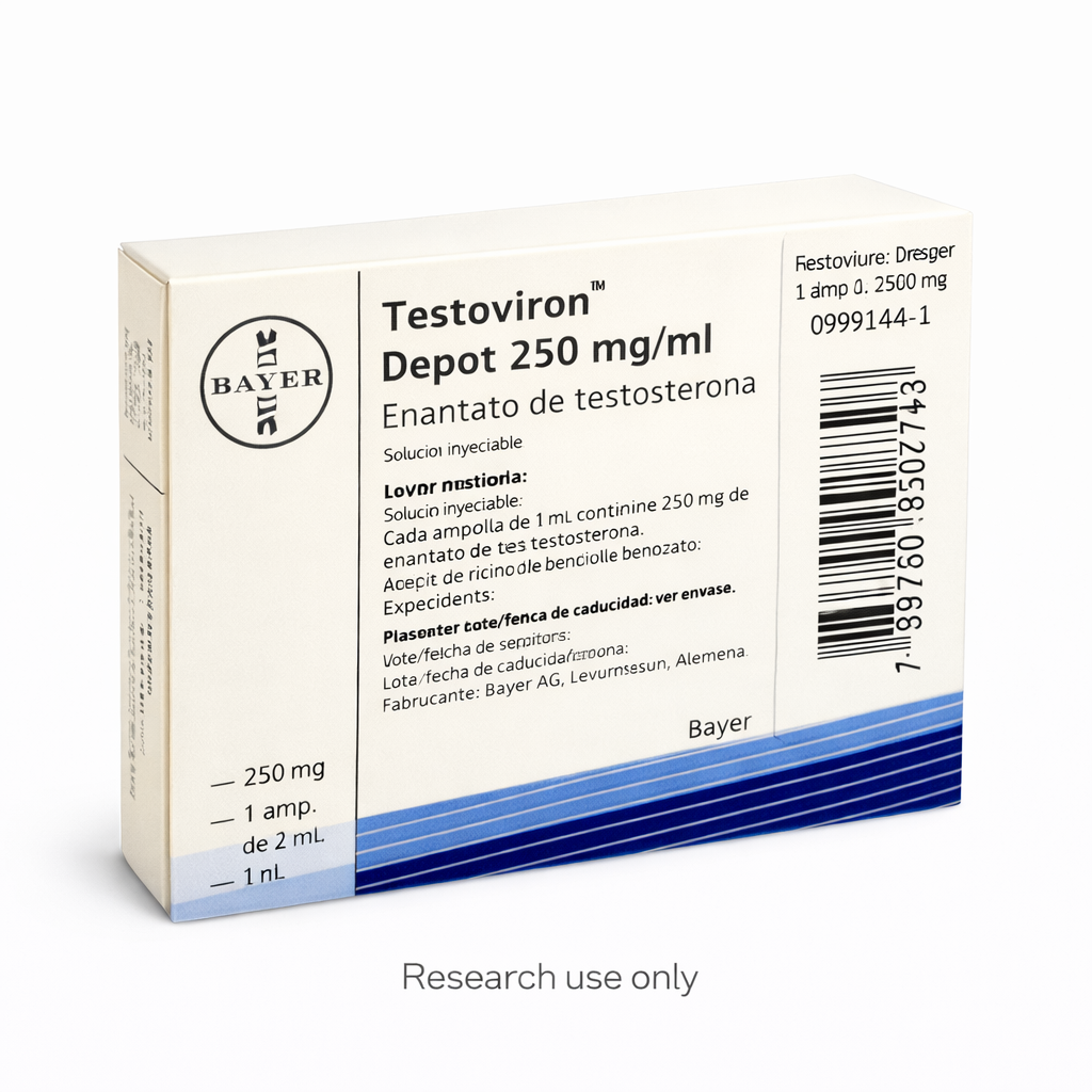 TESTOVIRON DEPOT ENANTATO DE TESTOSTERONA 250MG - 1 ampolleta de 1 ml / BAYER