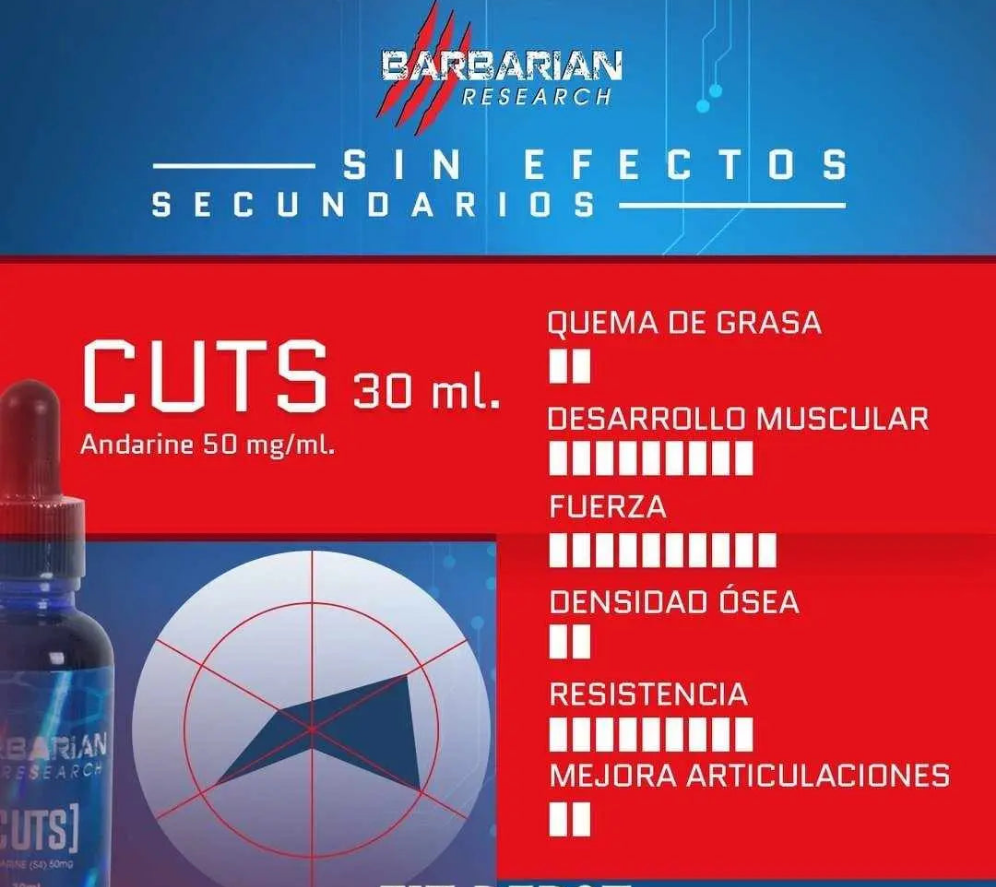 Cuts (Andarine S4) 50 mg/ml 30 ml | SARMS Barbarian Research