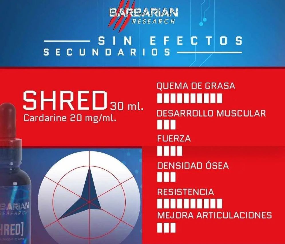 Shered (Cardarine GW-501516) 20 mg/ml 30 ml | SARMS Barbarian Research