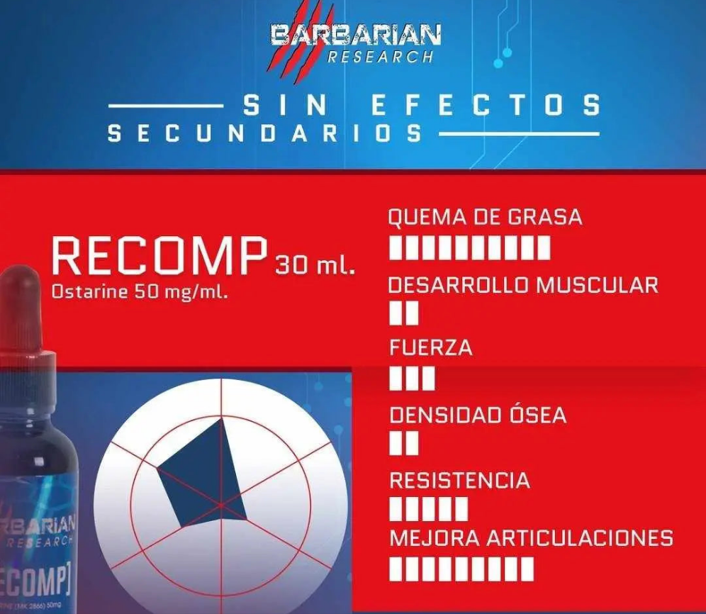 Recomp (Ostarine MK-2866) 50 mg/ml 30 ml | SARMS Barbarian Research
