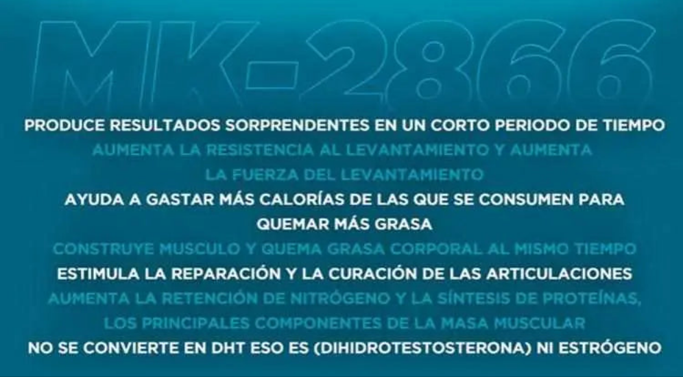 Ostarina 10 mg (MK-2866) 100 tabletas | Gen Pharma
