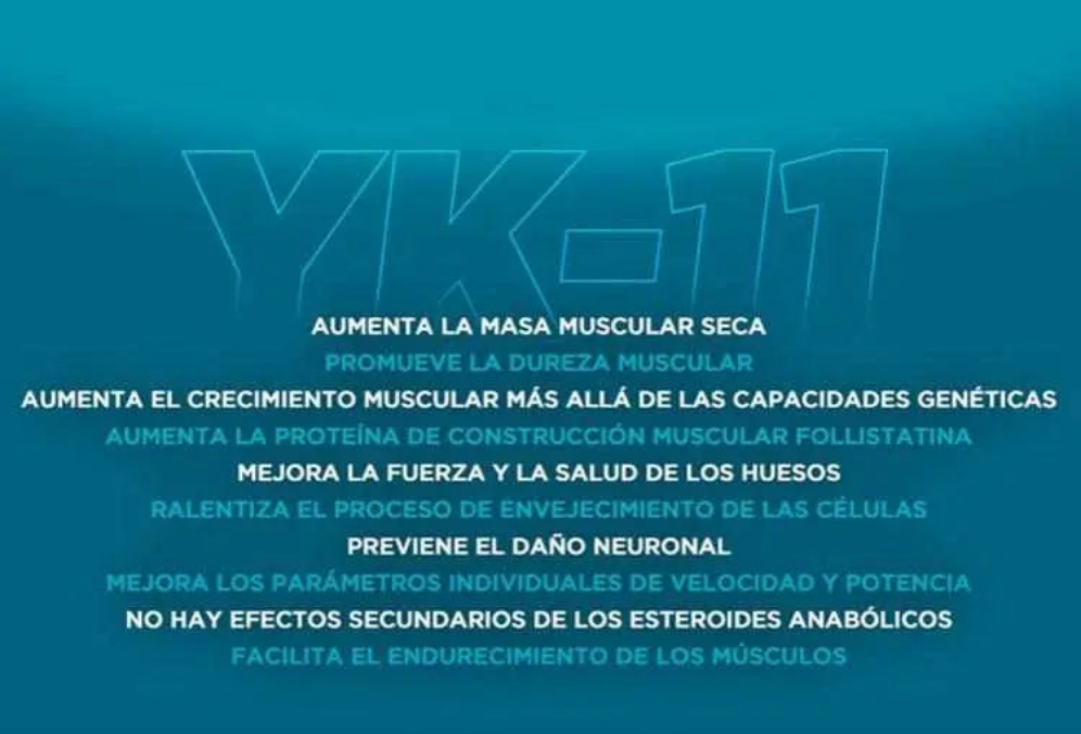 Yk-11 3 mg (Inhibidor de miostatina) 60 tabletas | Gen Pharma
