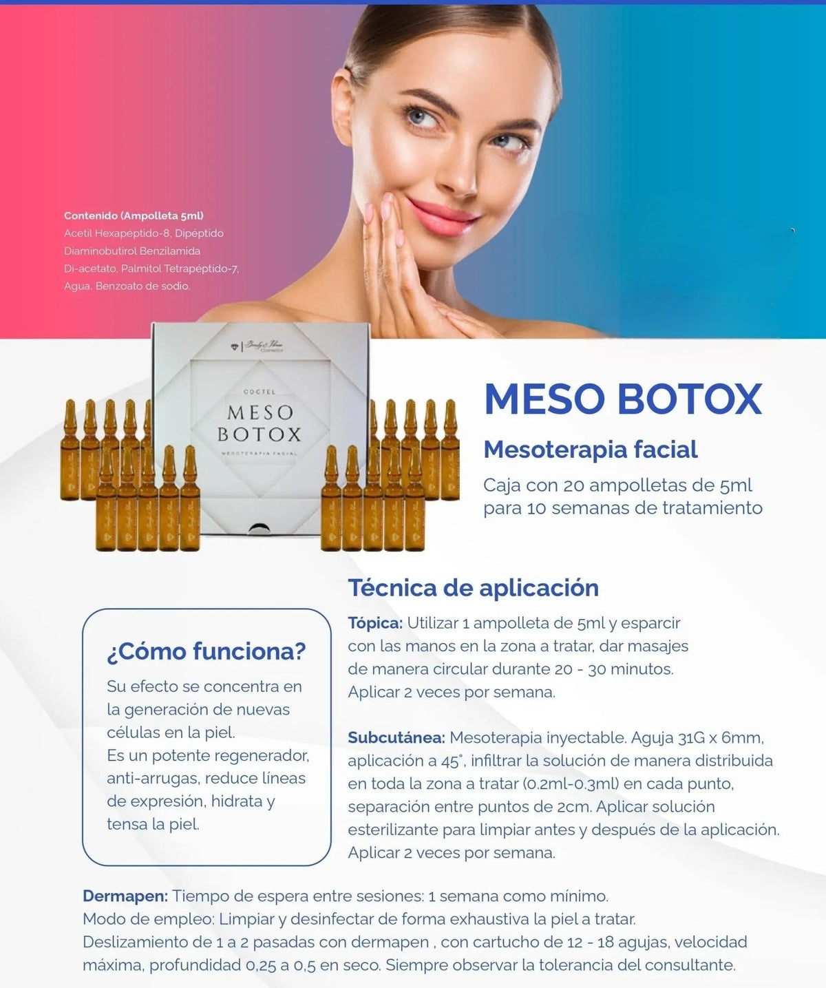 Meso Botox Facial – Solución estética facial avanzada   Aesthetic Therapy Solution | Beauty & Fitness