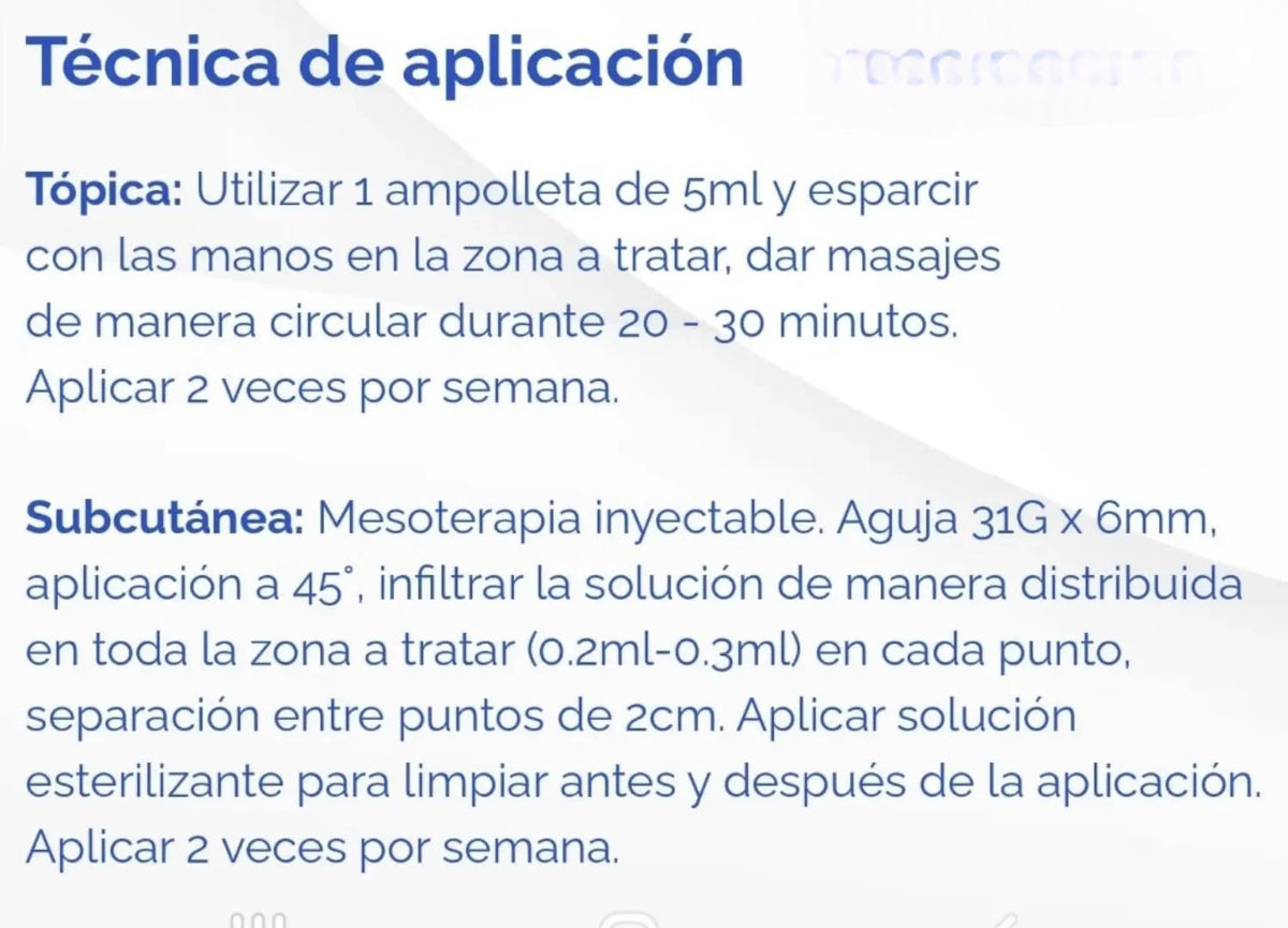 Redu-XS 5 ml – Solución estética corporal especializada   Aesthetic Therapy Solution | Beauty & Fitness