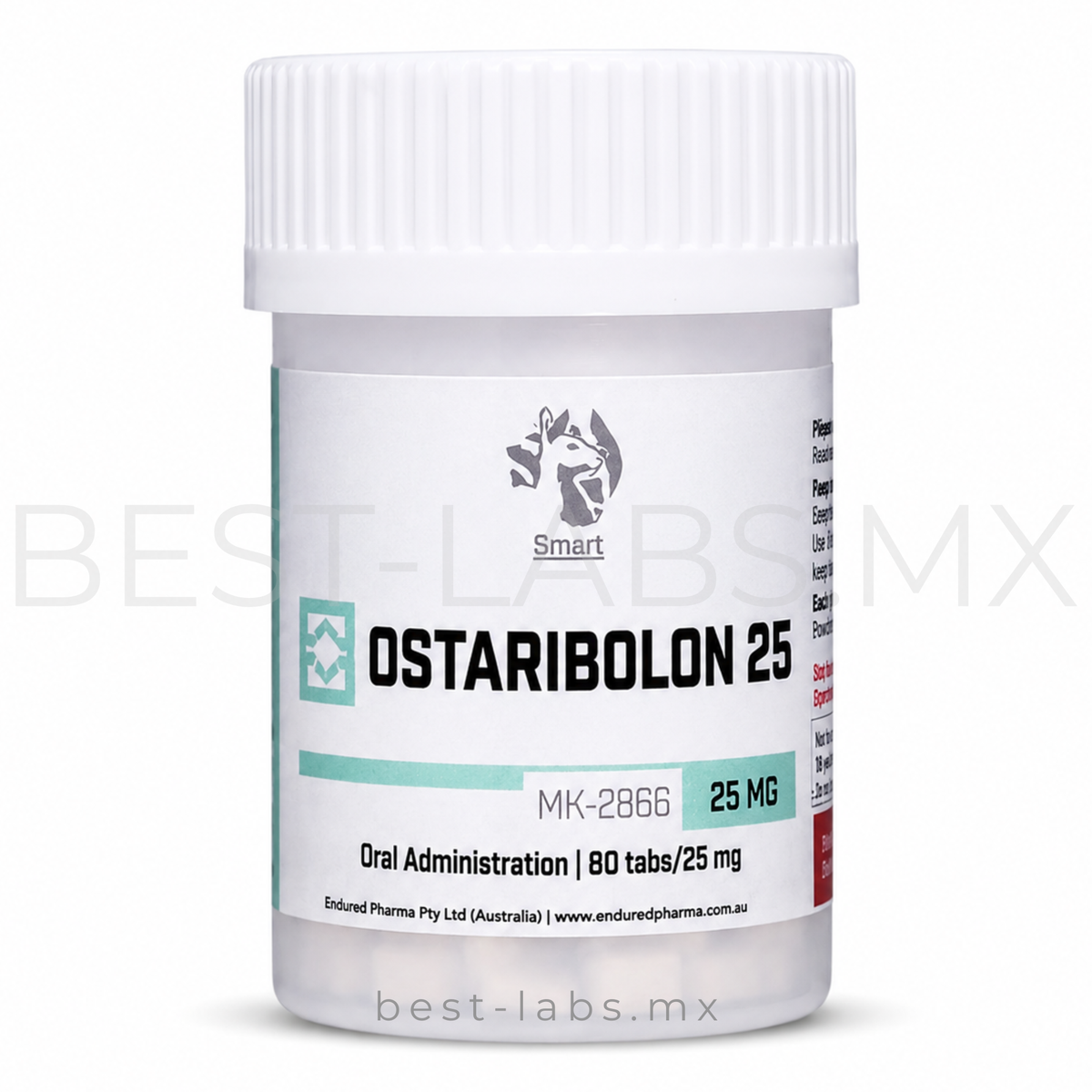 Ostaribolon 25 mg (Ostarine MK-2866) 80 tabletas | SARMS Smart
