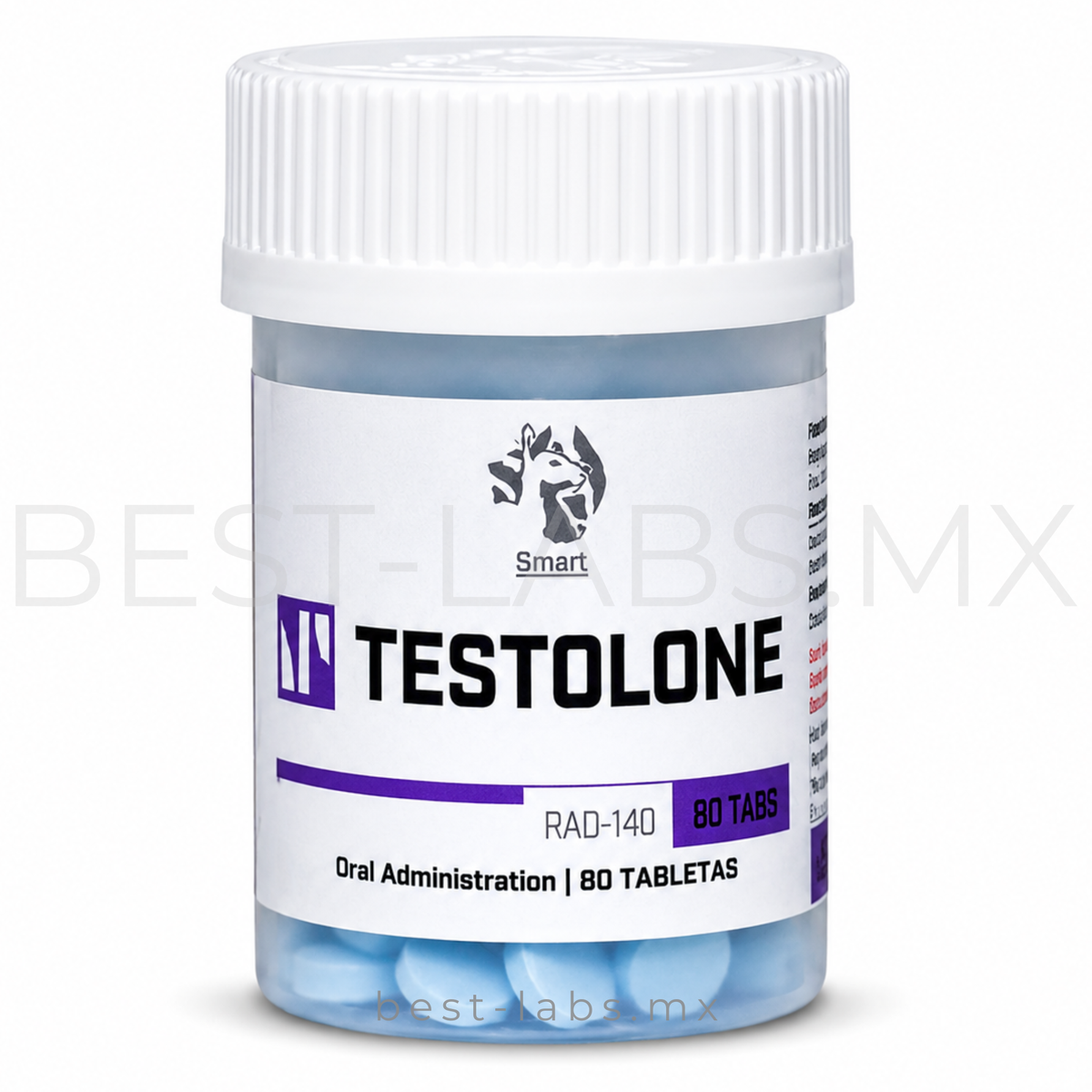 Testolone 10 mg (RAD-140) 80 tabletas | SARMS Smart
