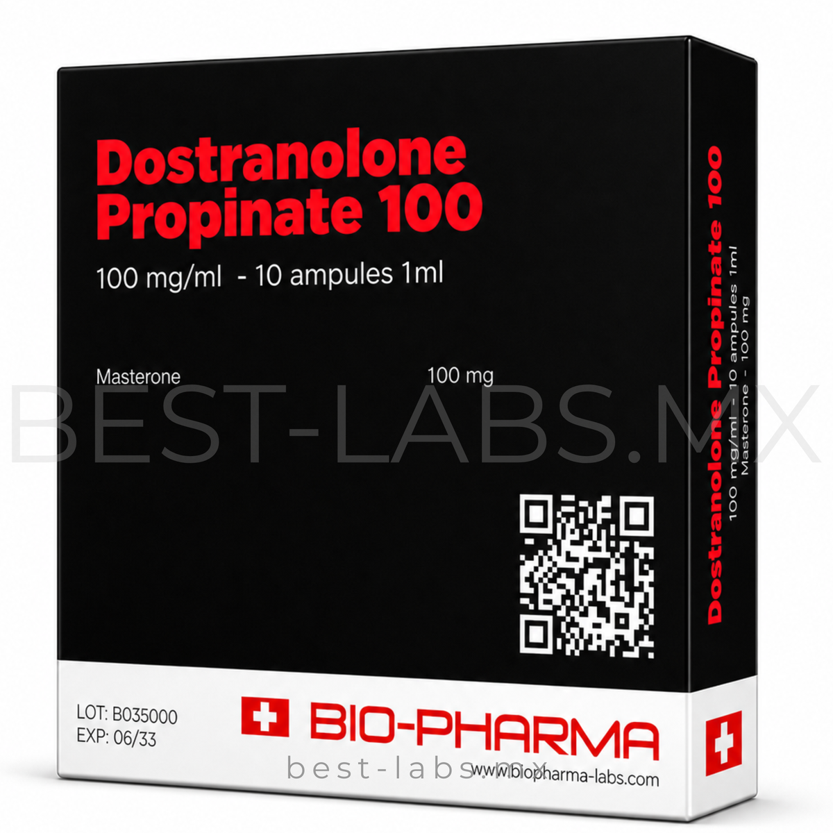 Masteron 100 mg/ml (Drostanolona Propionato) 10 ampolletas de 1ml | BioPharma