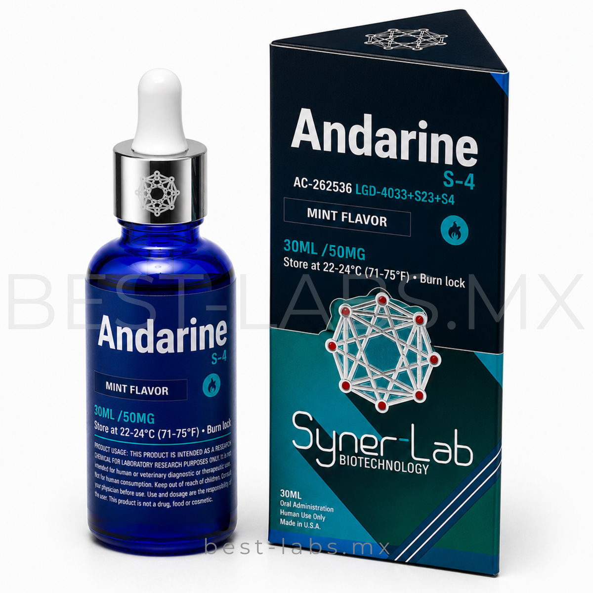 Andarina 50 mg/ml (S-4) 30 ml frasco | Synerlab