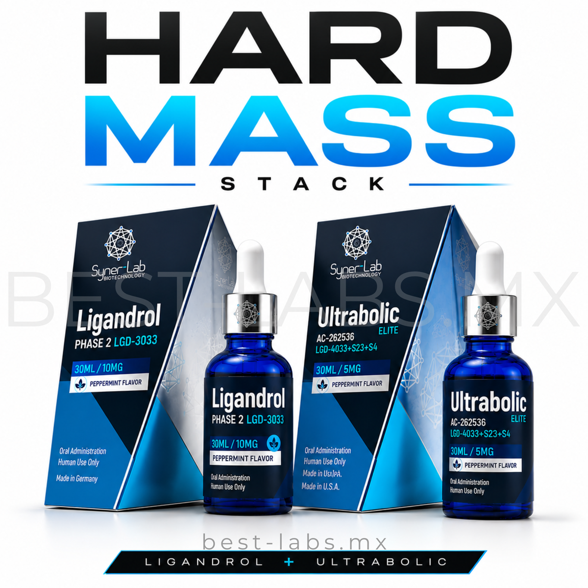 Hard Mass Stack - Ligandrol + Ultrabolic | Synerlab