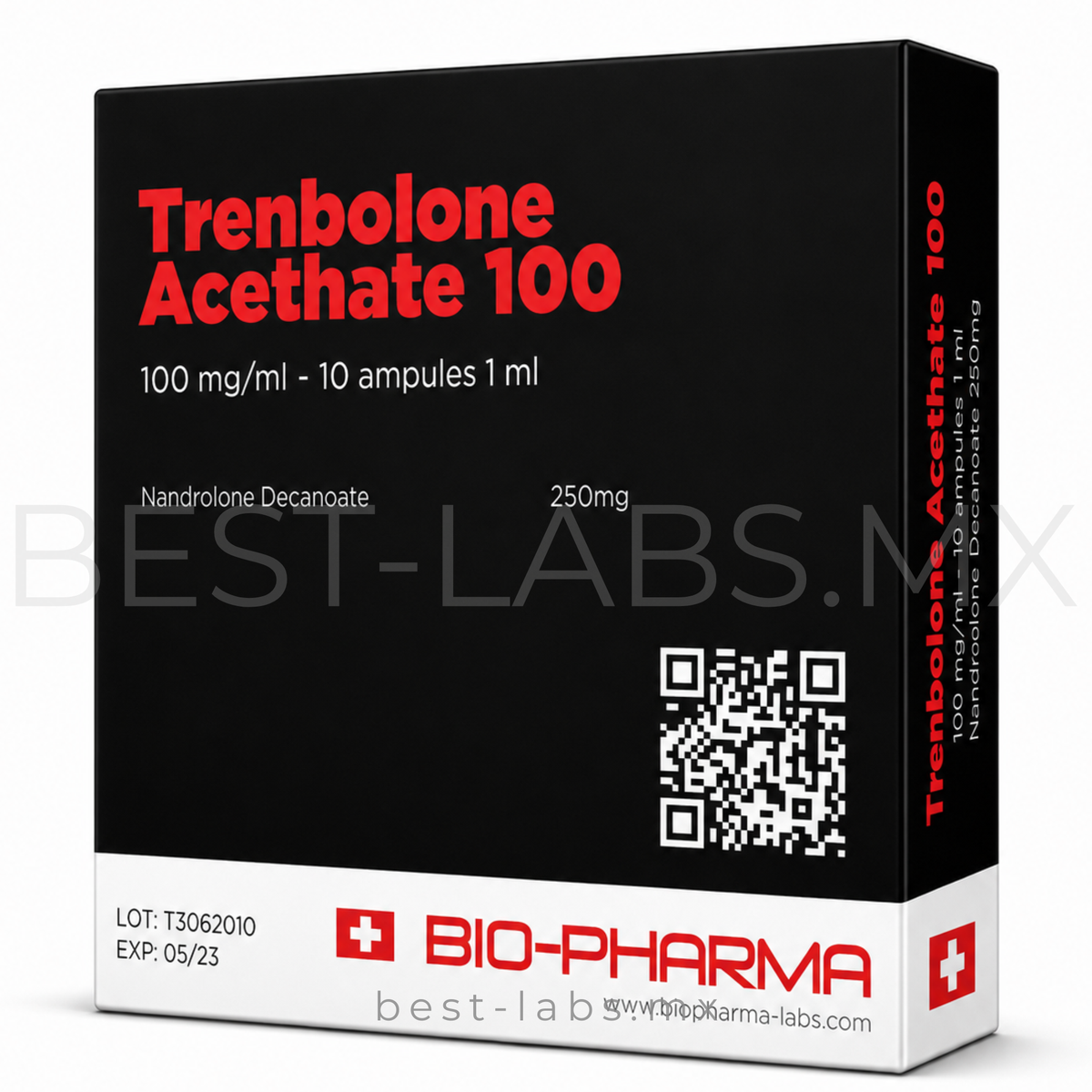 Trembolona Acetato 100 mg/ml 10 ampolletas de 1ml | BioPharma