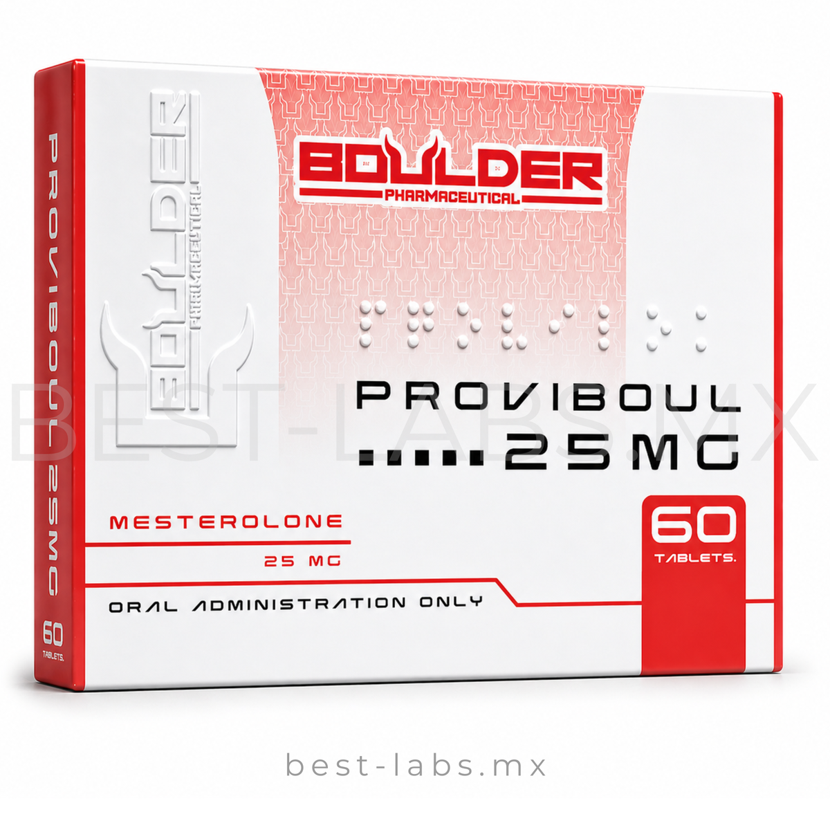 PROVIBOUL 25MG (Proviron = Mesterolone) | 60 tabletas de 25 mg Boulder Pharmaceutical
