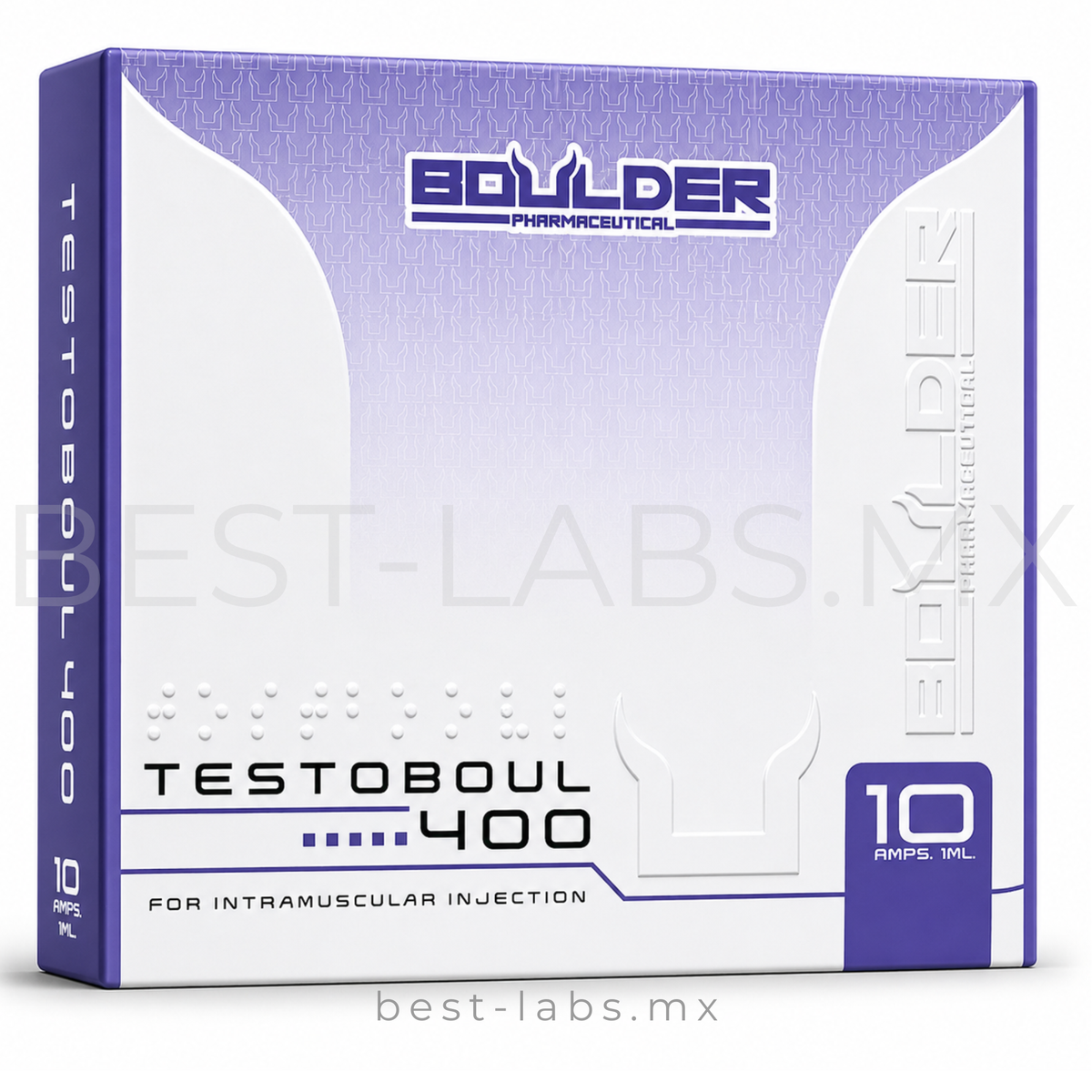 Testoboul 400 | Mezcla de testosteronas Boulder | 10 ampolletas de 1 ml