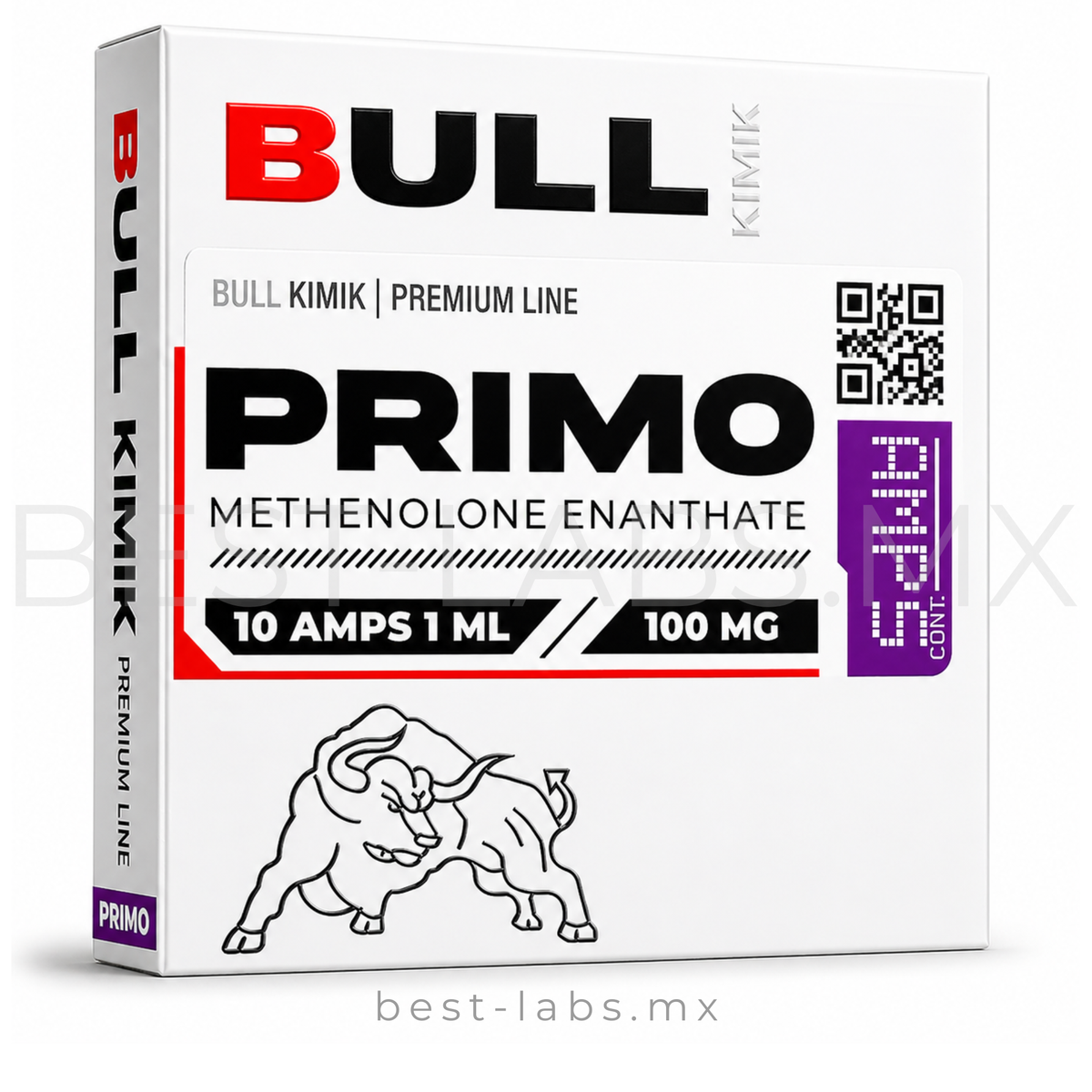 Primobolan Enantato 100mg – 10 ampolletas de 1ml | Bull Kimik