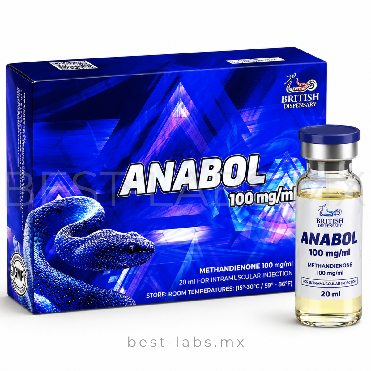 Anabol 100 mg/ml (Methandienone) 10 ml | British Dispensary