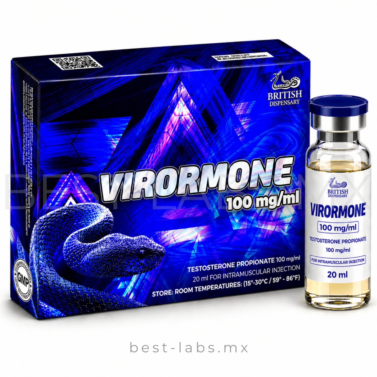 Virormone Propionato de Testosterona 20ml | British Dispensary