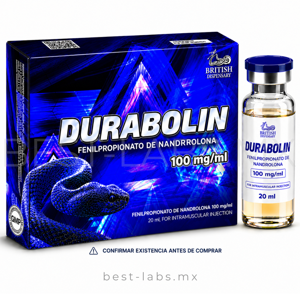 Durabolin 100 mg/ml (Fenilpropionato de Nandrolona) 10 ml | British Dispensary