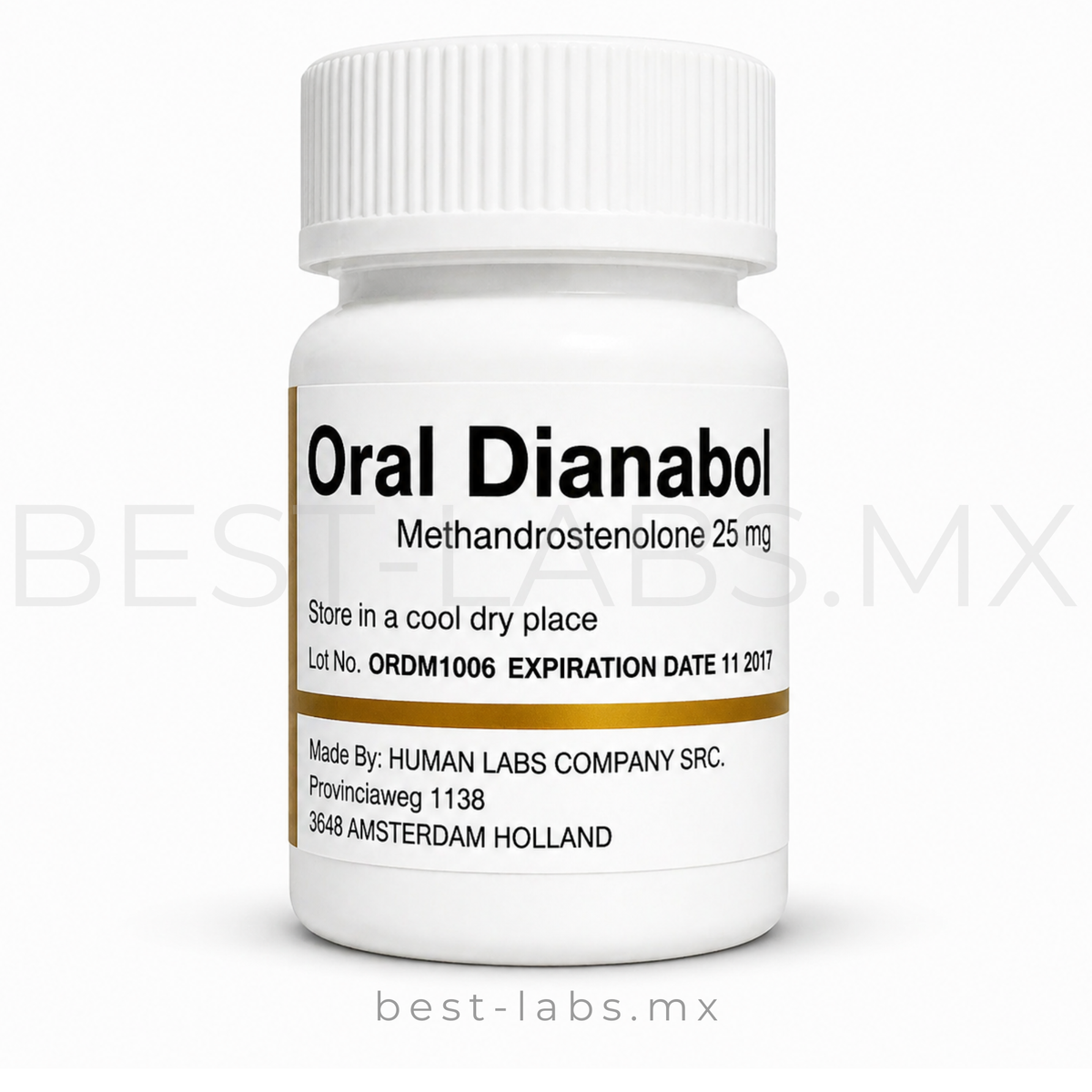 Dianabol Oral 25 – Methandrostenolone 25mg – 60 tabletas | Human Labs