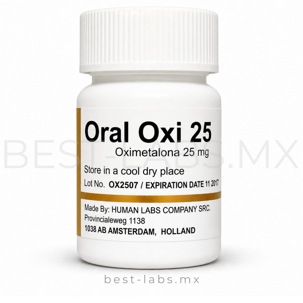 Oral Oxi 25 – Oximetolona (Anadrol) 25mg – 60 tabletas | Human Labs
