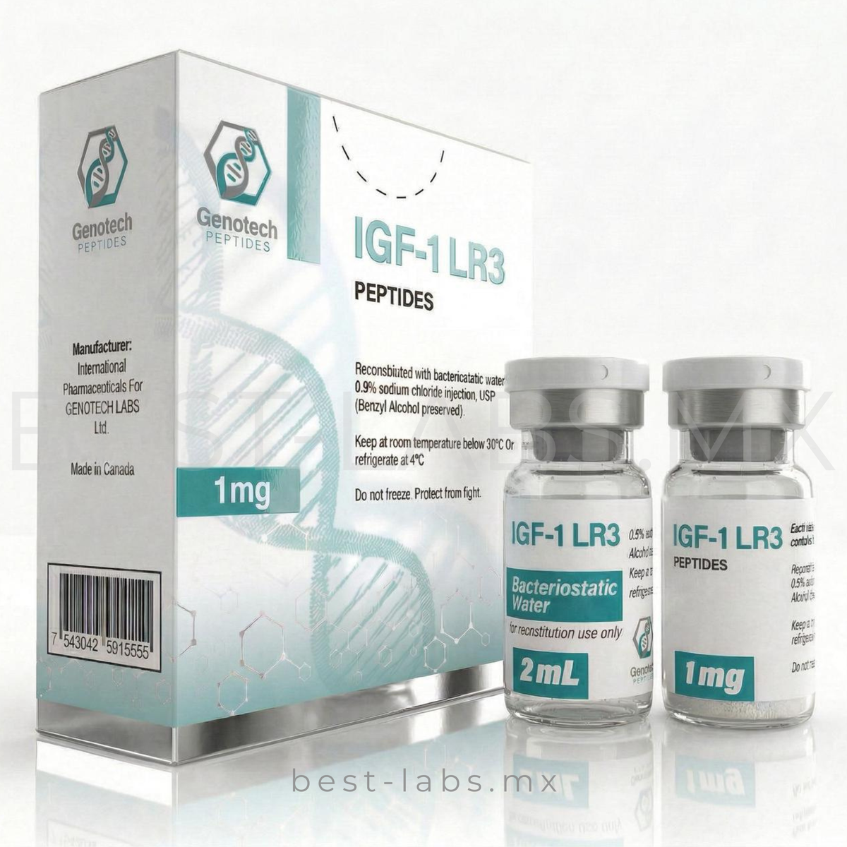 IGF-1 LR3 1 mg - Insulin-like growth factor analog peptide - Genotech