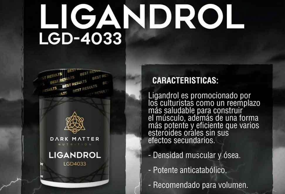 LIGANDROL (LGD-4033) 60 tabletas (30 servicios de 2 TABS | 5 MG x TAB) | SARMS DARK MATTER - SARMS
