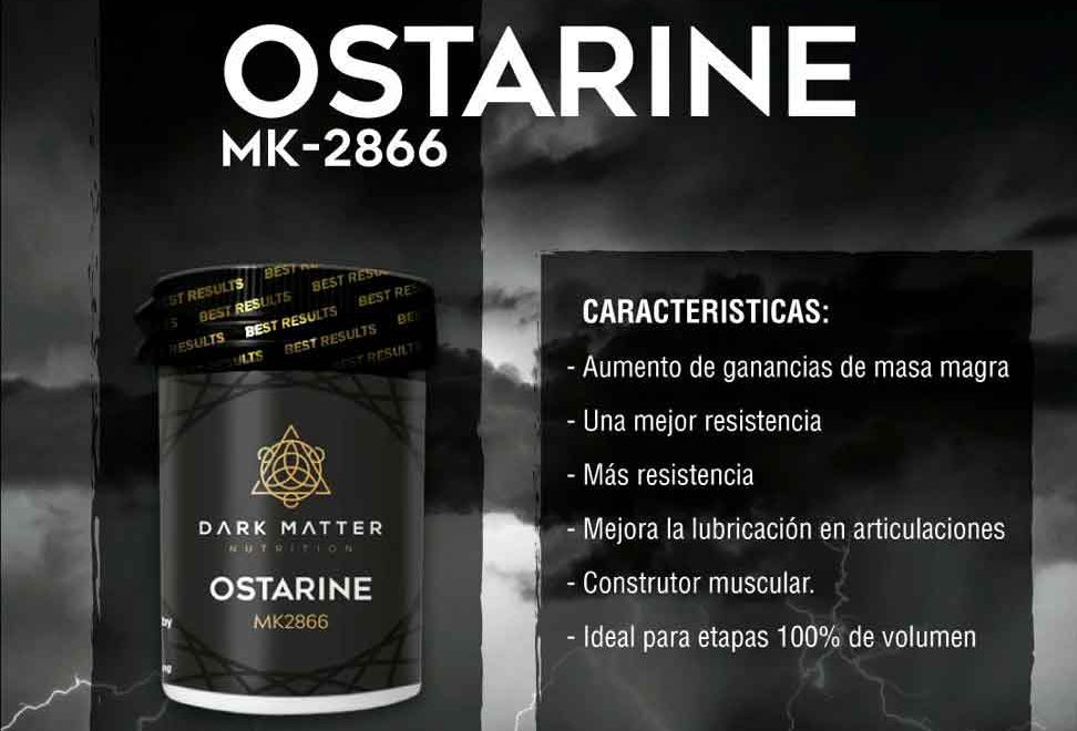 OSTARINE (MK-2866) 60 tabletas (30 servicios de 2 TABS | 10 MG x TAB) | SARMS DARK MATTER - SARMS