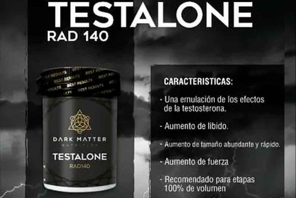 TESTOLONE (Testolodrone / RAD140) 60 tabletas (30 servicios de 2 TABS | 10 mg x TAB) | SARMS DARK MATTER - SARMS