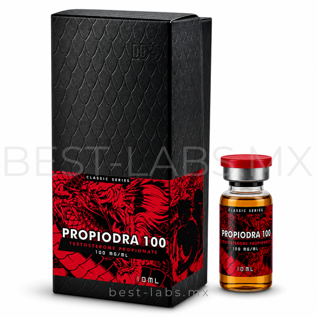 Propiodra 100 mg/ml (Propionato de Testosterona) 10 ampolletas de 1ml | Dragon Pharma