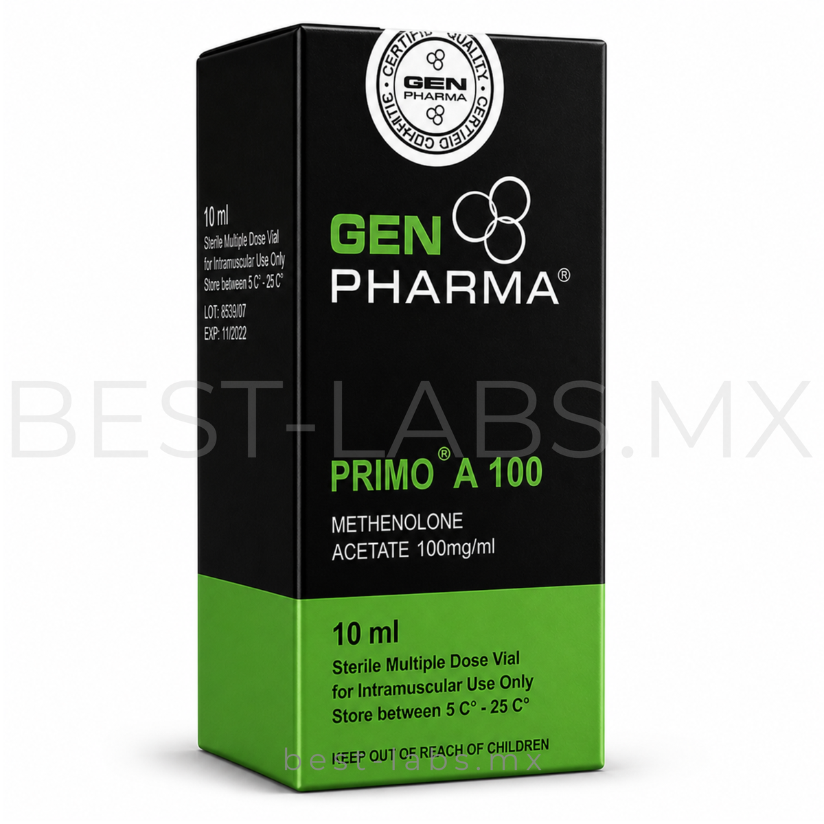 Primo A 100 mg/ml (Methenolone Acetate / Primobolan) 10 ml | Gen Pharma