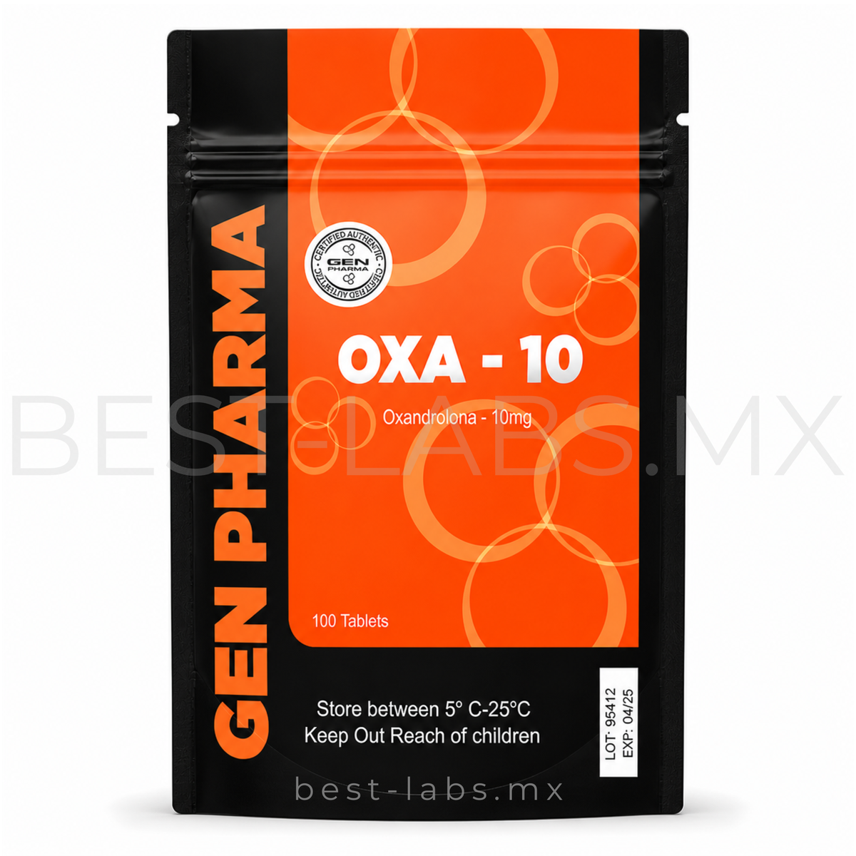OXA-10 mg (Oxandrolona / Anavar) 100 tabletas | Gen Pharma