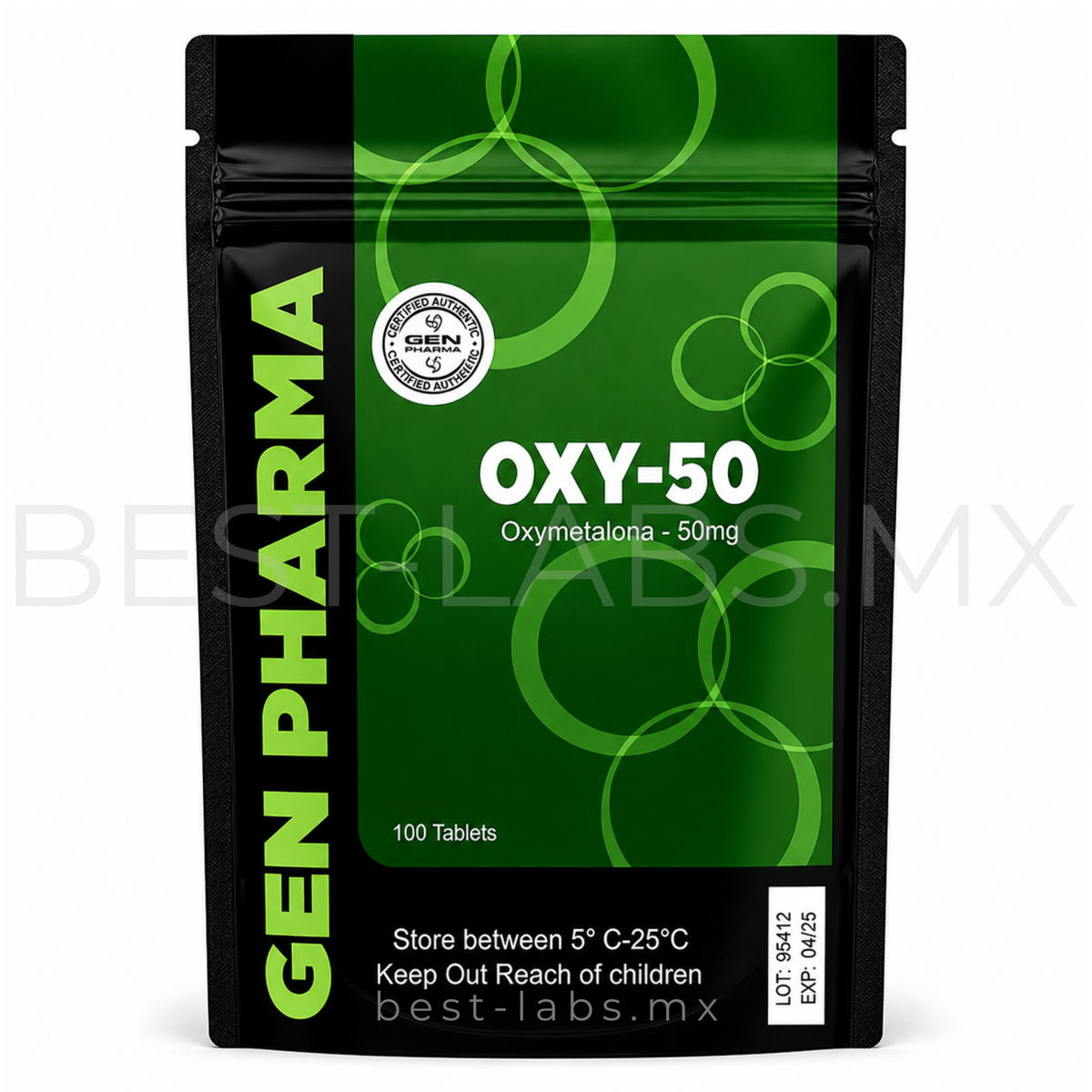 OXY 50 mg (Oximetalona / Anadrol) 100 tabletas | Gen Pharma
