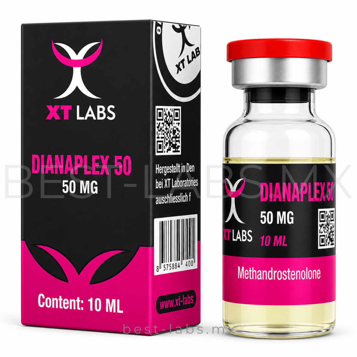Dianaplex-50 50 mg/ml (Metandienona / DIANABOL) frasco con 10 ml | XT Labs