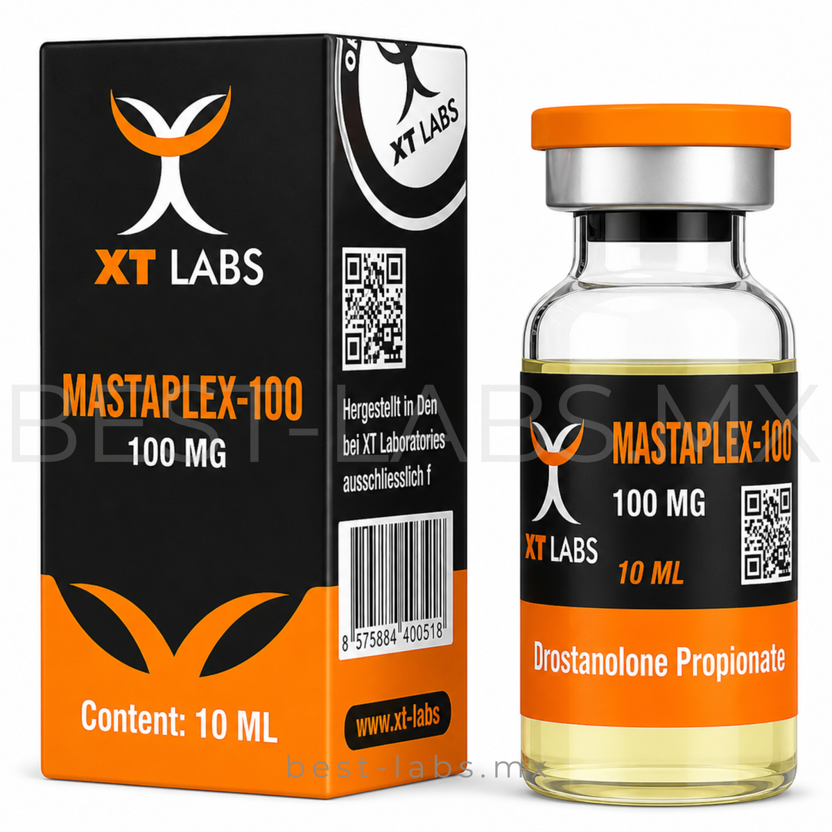 Mastaplex-100 100 mg/ml (Drostanolona Propionato / MASTERON) frasco con 10 ml | XT Labs