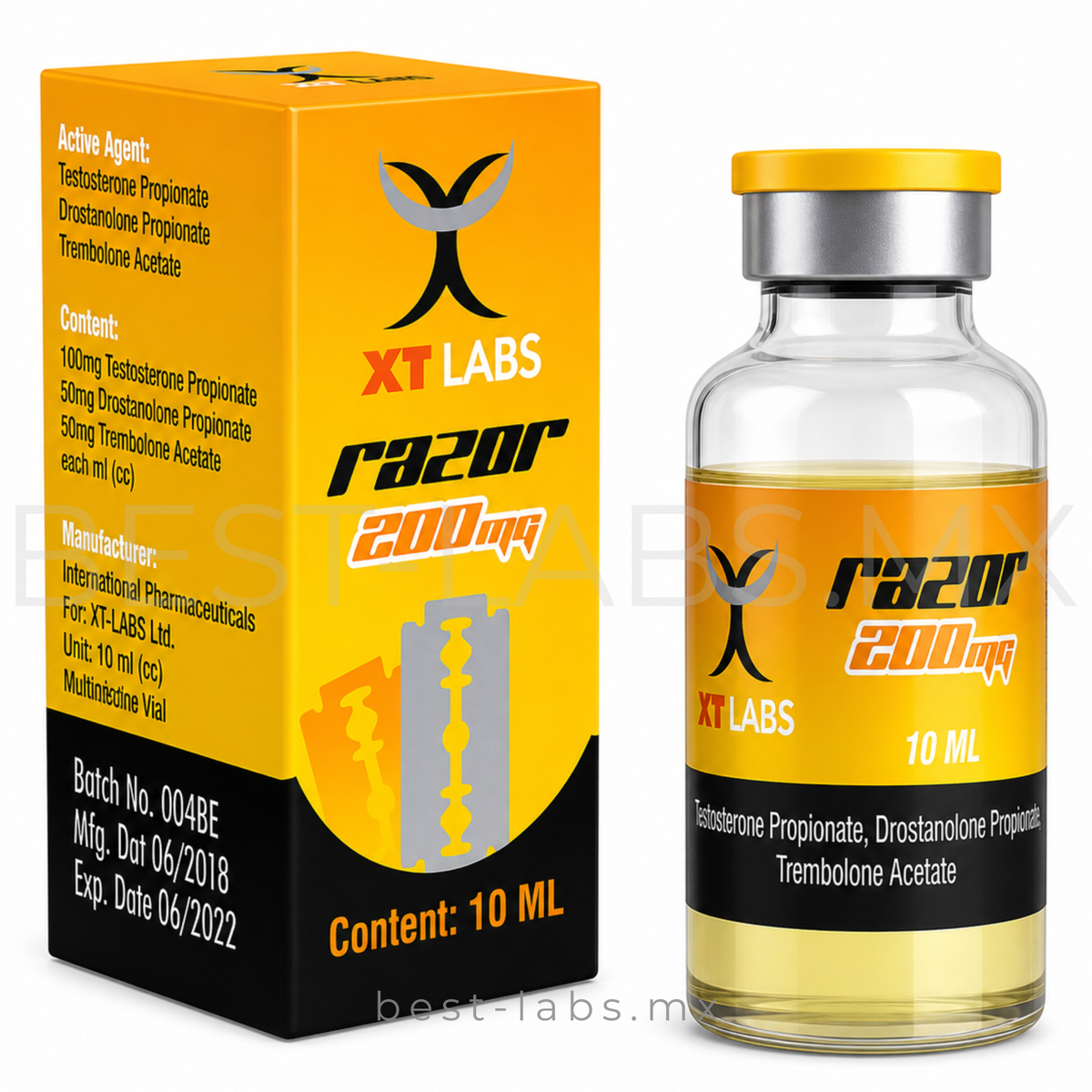 Razor 200 Tren A 50mg + Test P 100mg+ Mast P 50mg 10 ml | XT Labs