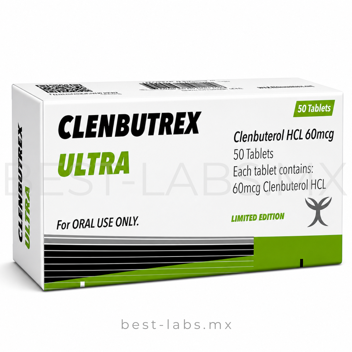 Clembutrex Ultra 0.06mg (Clembuterol) 50 tabletas | XT Labs