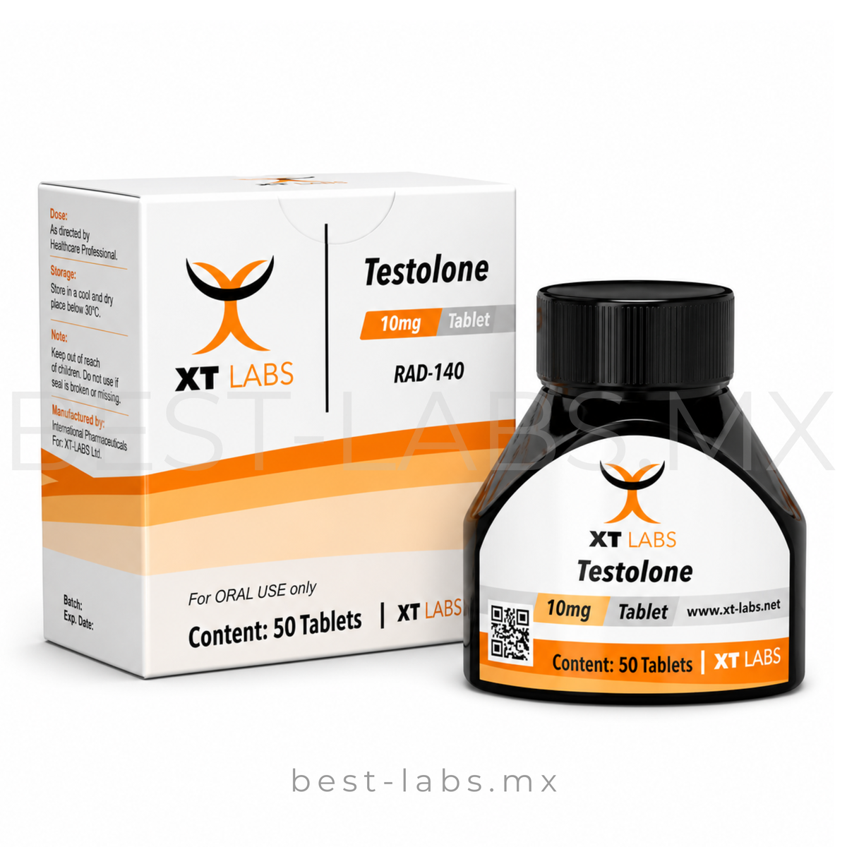 Testolone 10 mg (RAD-140) 50 tabletas | Sarms Xt Labs
