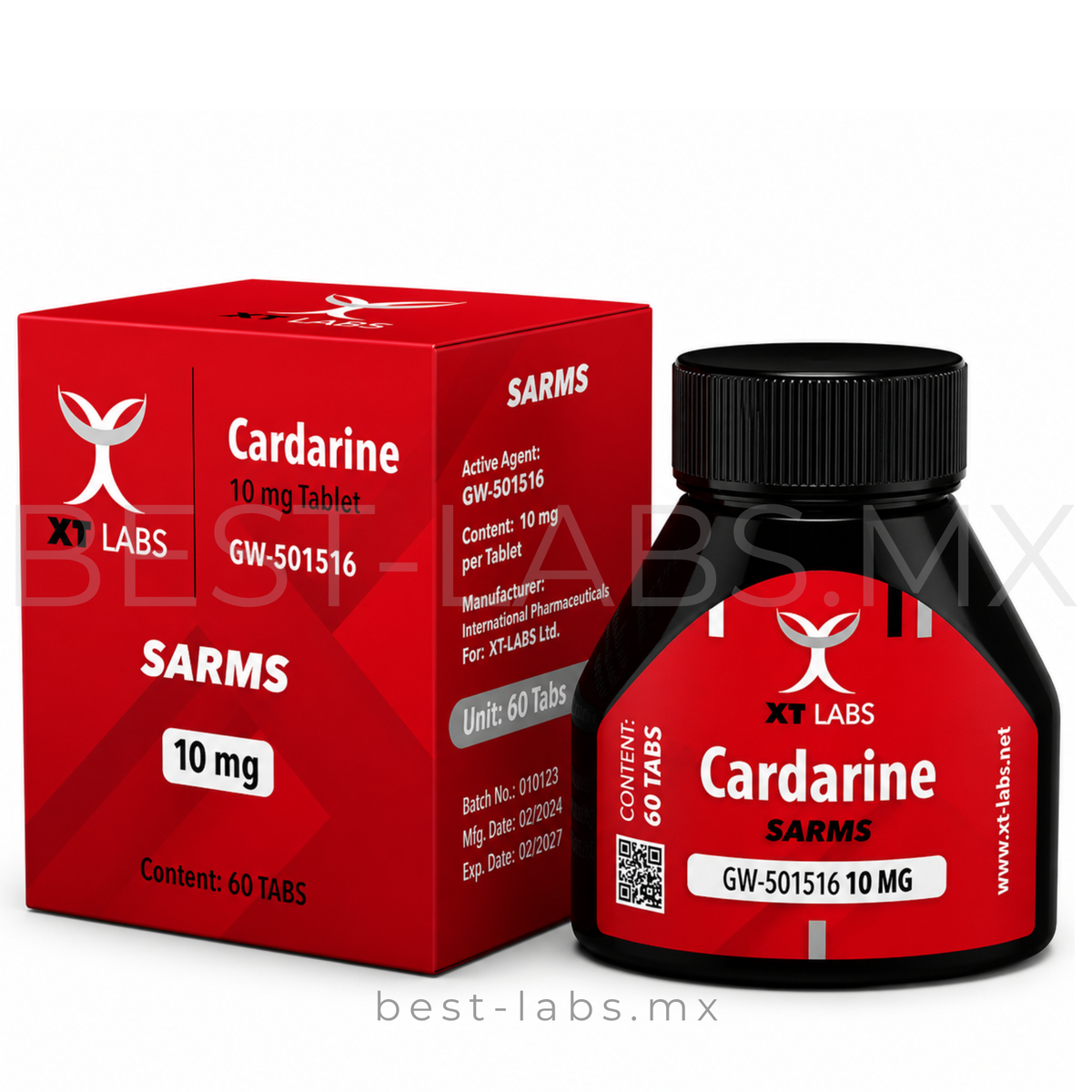 Cardarine 10 mg (GW-501516) 60 tabletas | Sarms Xt Labs