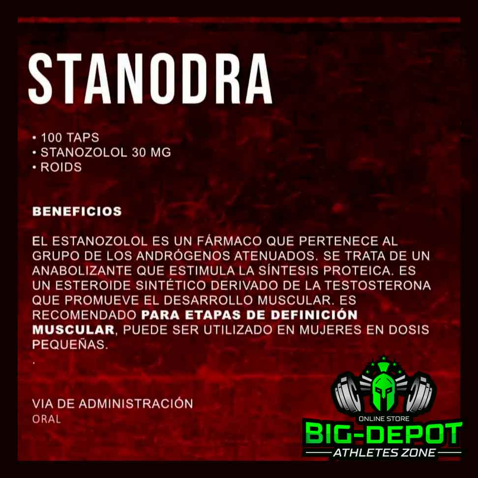 Stanodra 30 mg (Stanozolol/Winstrol) 80 tabletas | Dragon Pharma