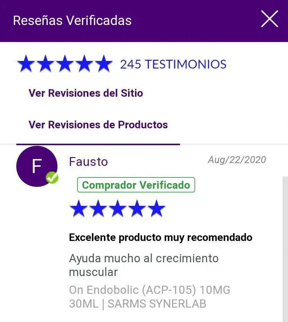 Endobolic (ACP-105) 10MG 30ML | SARMS SYNERLAB - SARM