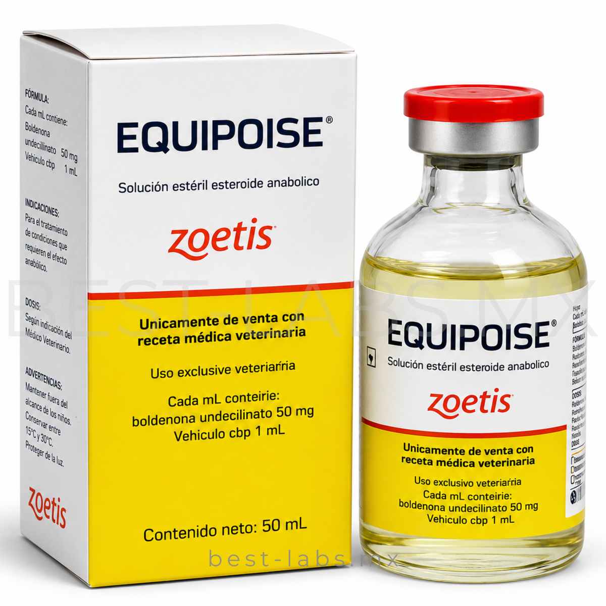 BOLDENONA EQUIPOISE 50 mg/ml 50ML | ESTEROIDES VETERINARIOS (ZOETIS-PFIZER)| MAYOREO