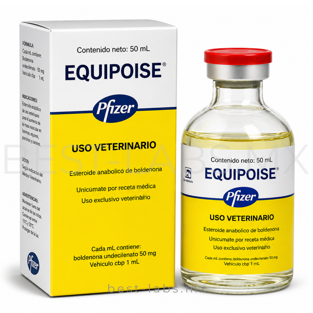EQUIPOISE (BOLDENONA) 50 mg/ml 50ML | VETERINARIOS PFIZER | MAYOREO