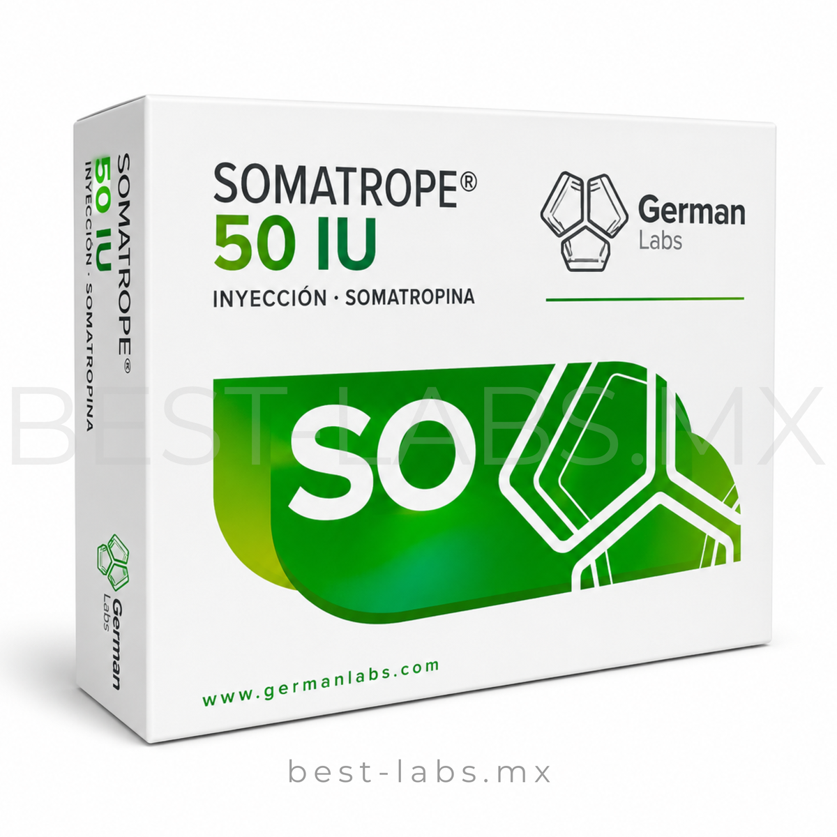 SOMATROPE® 50 IU HORMONA DEL CRECIMIENTO (1 VIAL DE 50 IU ) / GERMAN LABS
