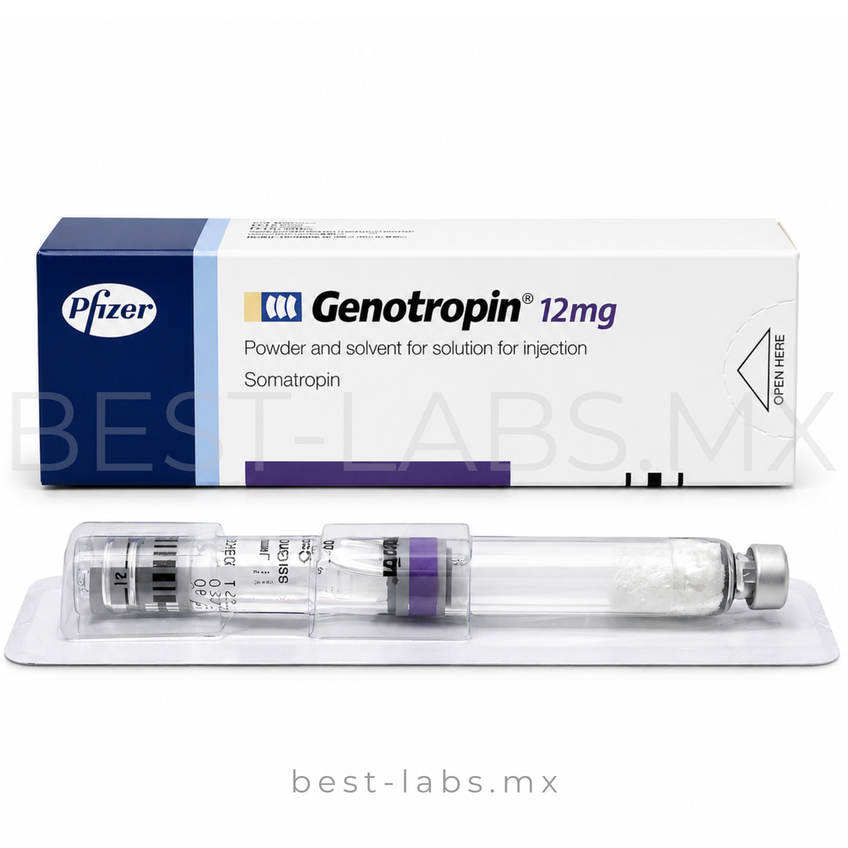 Genotropin C Pfizer ® 36 IU HORMONA DEL CRECIMIENTO Somatropin (rDNA) / Calidad Farmacéutica