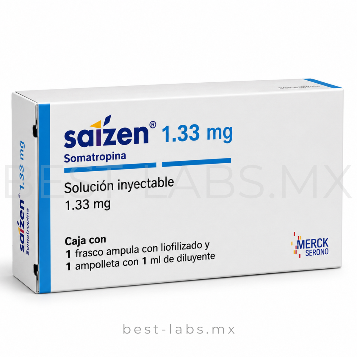 SAIZEN ®  Merck Serono / 4 IU HORMONA DEL CRECIMIENTO 1.33mg  / Calidad Farmacéutica