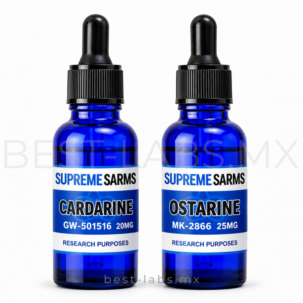 Combo quemagrasa fatburn 30 mg/ml (Ostarine 15 mg + Cardarine 15 mg) 30 ml frasco | Sarms Supreme