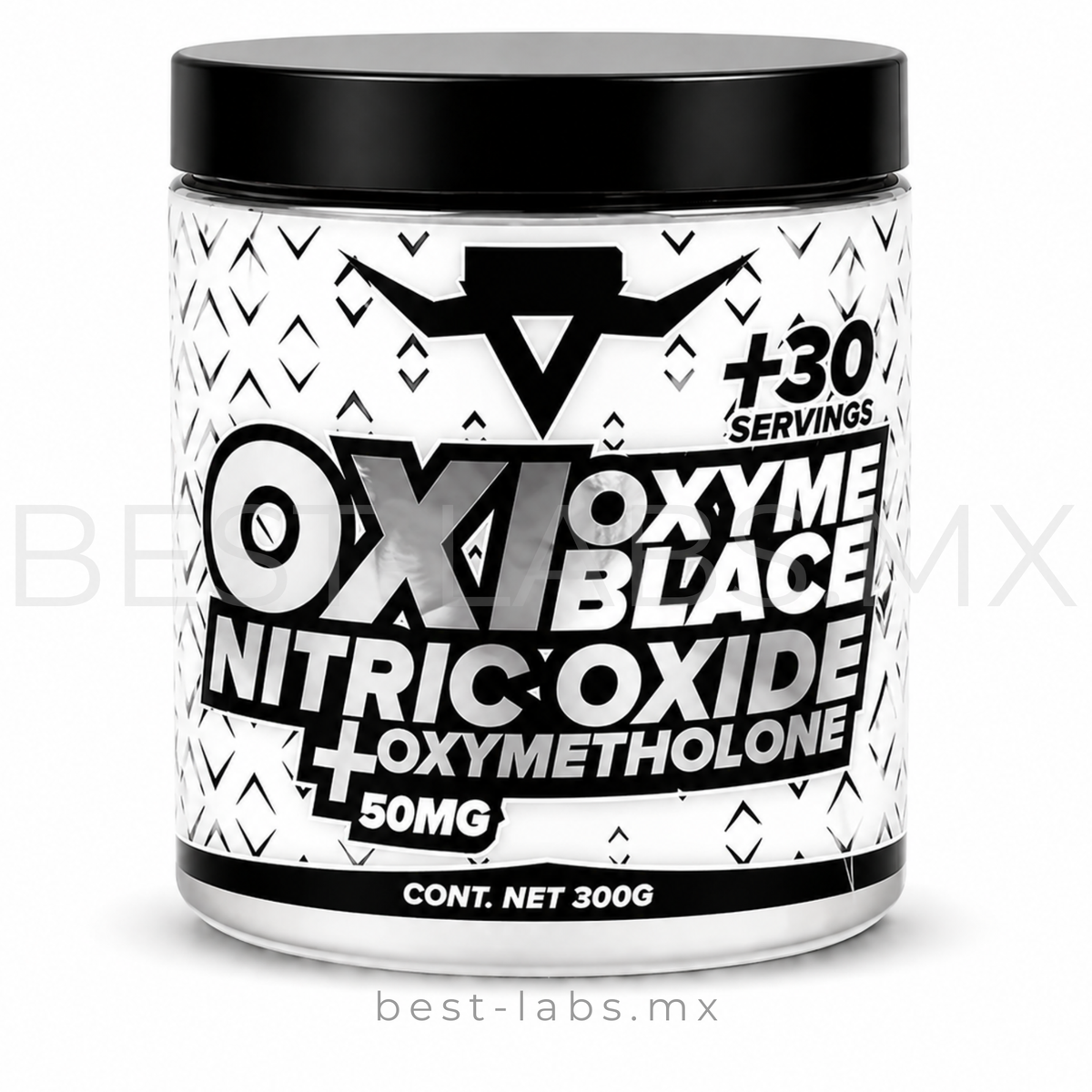 OXYME BLACE | Oxido Nitrico + Oxymetholone (anadrol) 50 mg | 300 gms / 30 Servicios | HARDBULL LABS